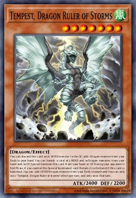 Card: Tempest, Dragon Ruler of Storms