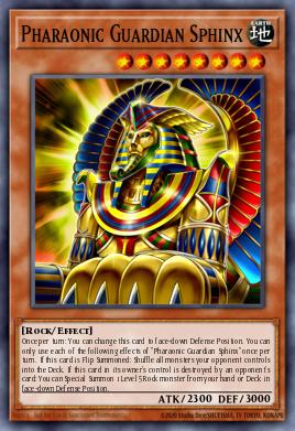 Card: Pharaonic Guardian Sphinx