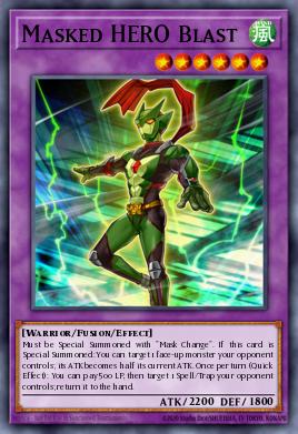 Card: Masked HERO Blast