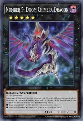 Card: Number 5: Doom Chimera Dragon
