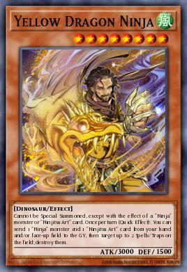 Card: Yellow Dragon Ninja