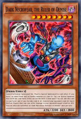 Card: Dark Necrofear, the Ruler of Demise