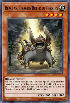 Card: Reactan, Dragon Ruler of Pebbles