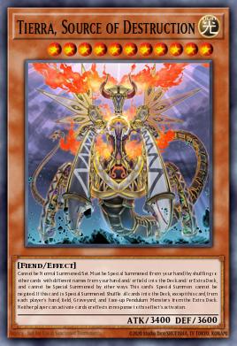 Card: Tierra, Source of Destruction