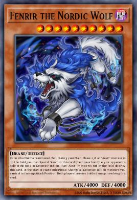 Card: Fenrir the Nordic Wolf