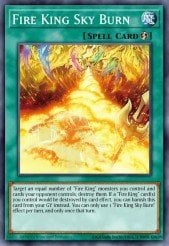 Card: Fire King Sky Burn