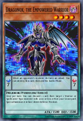 Card: Dragonox, the Empowered Warrior