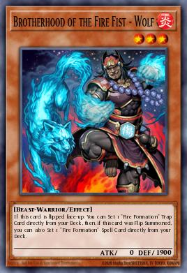 Card: Brotherhood of the Fire Fist - Wolf
