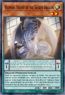 Card: Vulmina, Statue of the Sacred Dragon