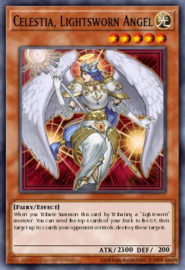 Card: Celestia, Lightsworn Angel