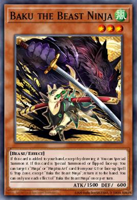 Card: Baku the Beast Ninja
