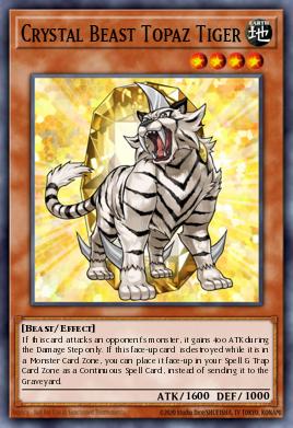 Card: Crystal Beast Topaz Tiger