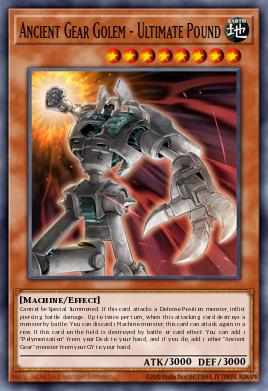 Card: Ancient Gear Golem - Ultimate Pound