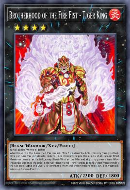 Card: Brotherhood of the Fire Fist - Tiger King