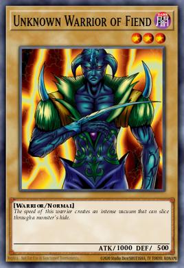 Card: Unknown Warrior of Fiend