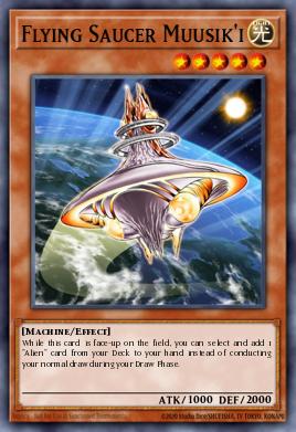 Card: Flying Saucer Muusik'i
