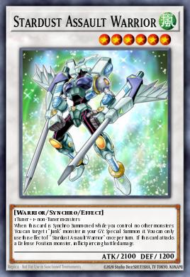 Card: Stardust Assault Warrior
