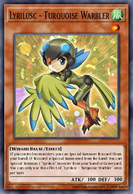 Card: Lyrilusc - Turquoise Warbler