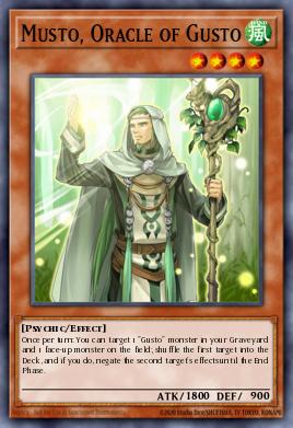 Card: Musto, Oracle of Gusto