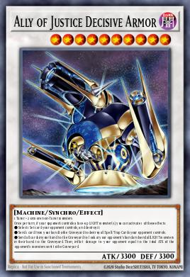Card: Ally of Justice Decisive Armor