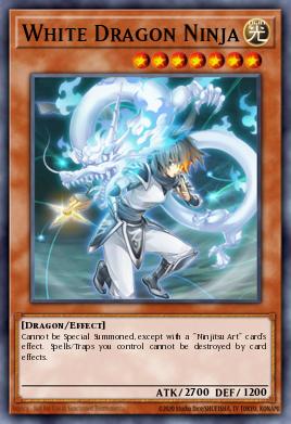 Card: White Dragon Ninja
