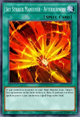 Card: Sky Striker Maneuver - Afterburners!