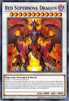 Card: Red Supernova Dragon